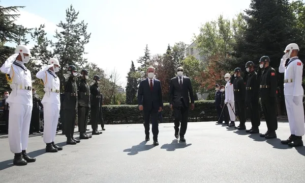 Milli Savunma Bakanı Hulusi Akar, Senegal Silahlı Kuvvetler Bakanı Sidiki Kaba ile görüştü