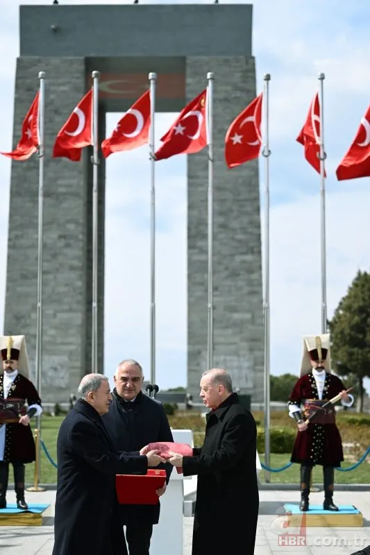 18 Mart Çanakkale Zaferi Anma Günü’nde Başkan Recep Tayyip Erdoğan’a hediye edilmişti! O sancağın hikayesi ortaya çıktı