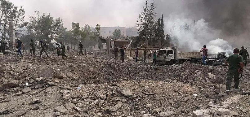 El Bab'da DEAŞ bomba yüklü araçla saldırdı