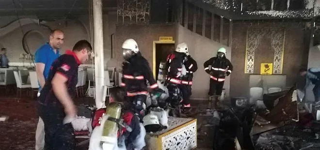 Malatya'da düğün salonunda korkutan yangın
