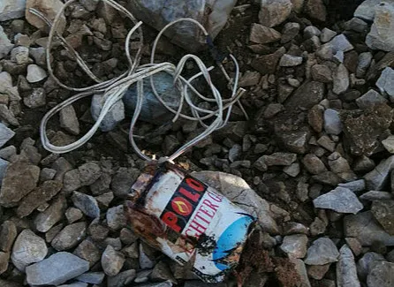 Tunceli'de teröristlerin tuzakladığı patlayıcı imha edildi - 1