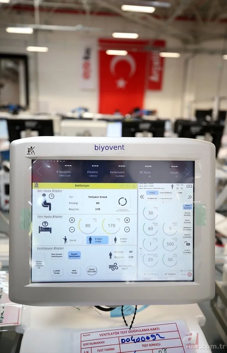 'Milli Mücadele' ruhuyla geliştirildi! Yerli solunum cihazı böyle üretiliyor