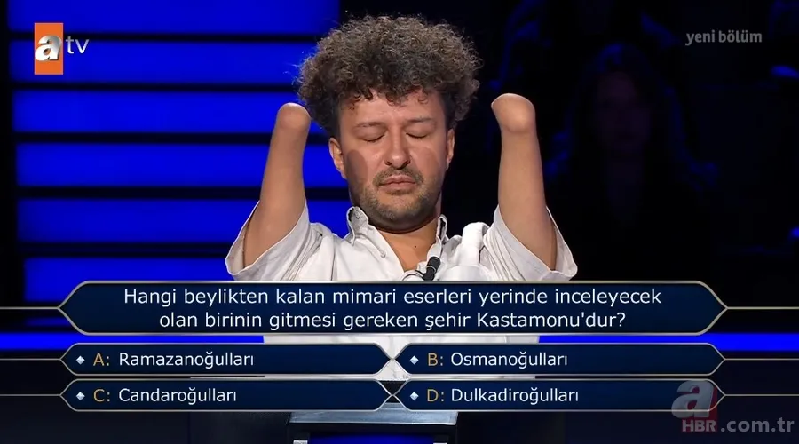 Milyoner’de heyecan dolu anlar! 500 binlik soruda risk aldı 5