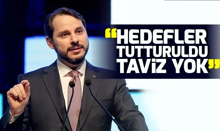 Berat Albayrak: Hedefler tutturuldu! Mali disiplinden taviz yok