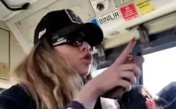 Başörtülü kadına tehdit: Beynine hava sokarım