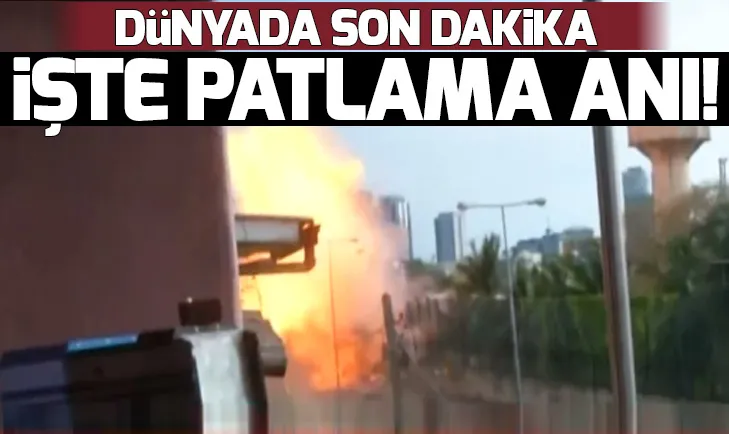 Sri Lankadaki patlama anına ait görüntüler ortaya çıktı!