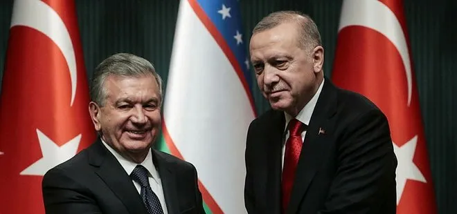 Son dakika: Başkan Erdoğan, Özbekistan Cumhurbaşkanı ile görüştü