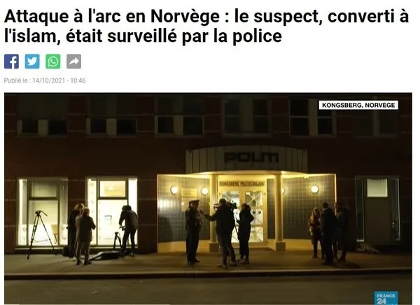 Batı medyasından İslam düşmanlığı! Nefret dilini Norveç’teki saldırı için de kullandılar