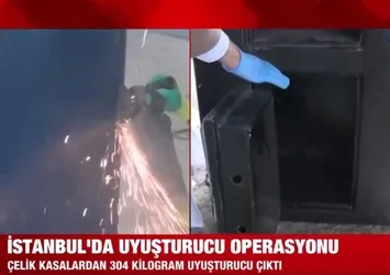Uyuşturucu operasyonunda çelik kasa şoku! İçlerinden 304 kilogram uyuşturucu çıktı