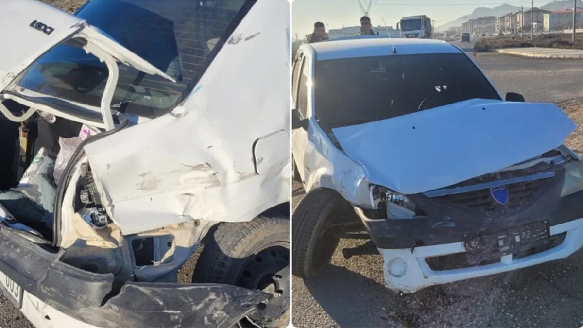 Afyon'da feci kaza! İşçi taşıyan servisle otomobil çarpıştı: 16 yaralı