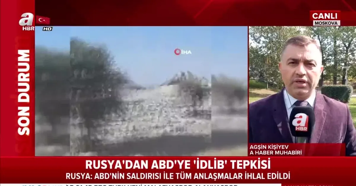 Rusya'dan ABD'ye İdlib tepkisi |Video