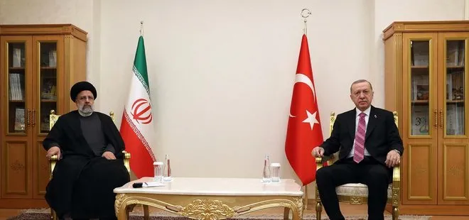 Son dakika: Başkan Erdoğan İran Cumhurbaşkanı Reisi ile bir araya geldi