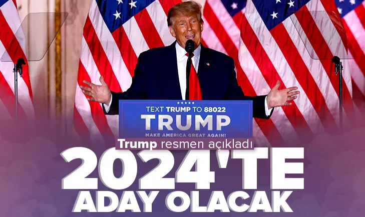 Donald Trumptan adaylık açıklaması!