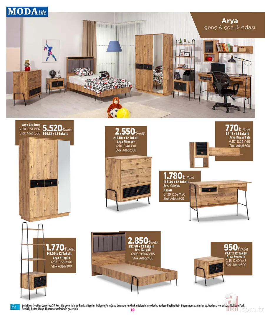 Carrefour’dan üniversite öğrencilerinin evini kuracak indirim kataloğu! Beyaz eşyadan mobilyaya, mutfak gereçlerinden elektrikli ev aletlerine yüzlerce ürün indirimde 10