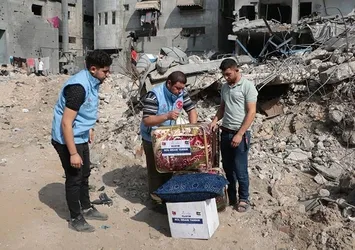 Kurban etleri Gazze'ye ulaştırıldı!