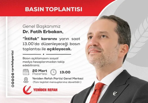 1679251498835.jpg Yeniden Refah Partisi ittifak kararını açıkladı - 3