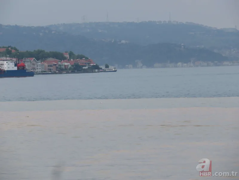 İstanbul Boğazı'na çamurlu su aktı! Havadan böyle görüntülendi 18