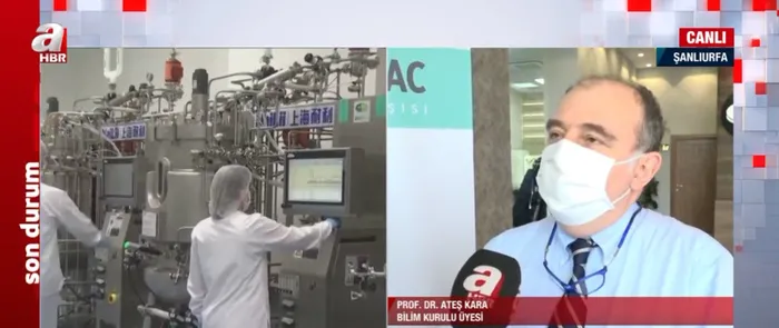 A Haber TURKOVAC'ın üretildiği merkezde! Bilim Kurulu Üyesi Prof. Dr. Ateş Kara: Hiç kimsenin şüphesi olmasın - 4