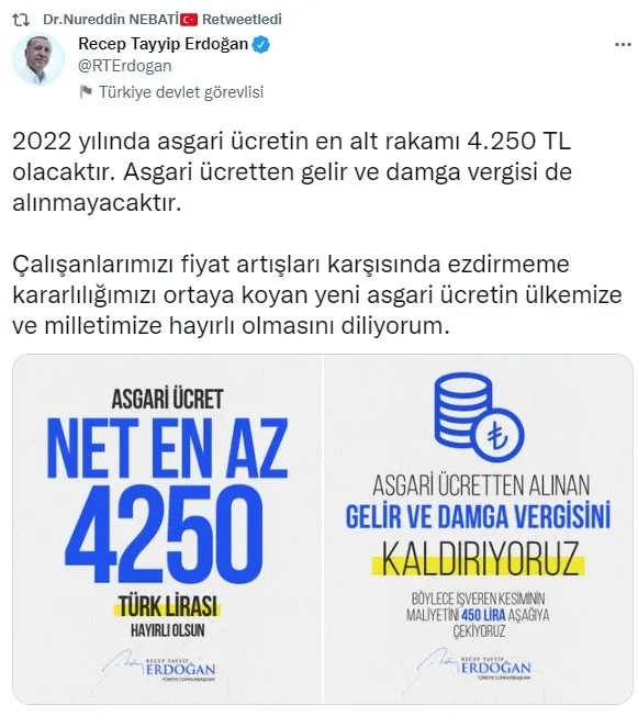 Hazine ve Maliye Bakanı Nureddin Nebati'den SON DAKİKA asgari ücret açıklaması - 4