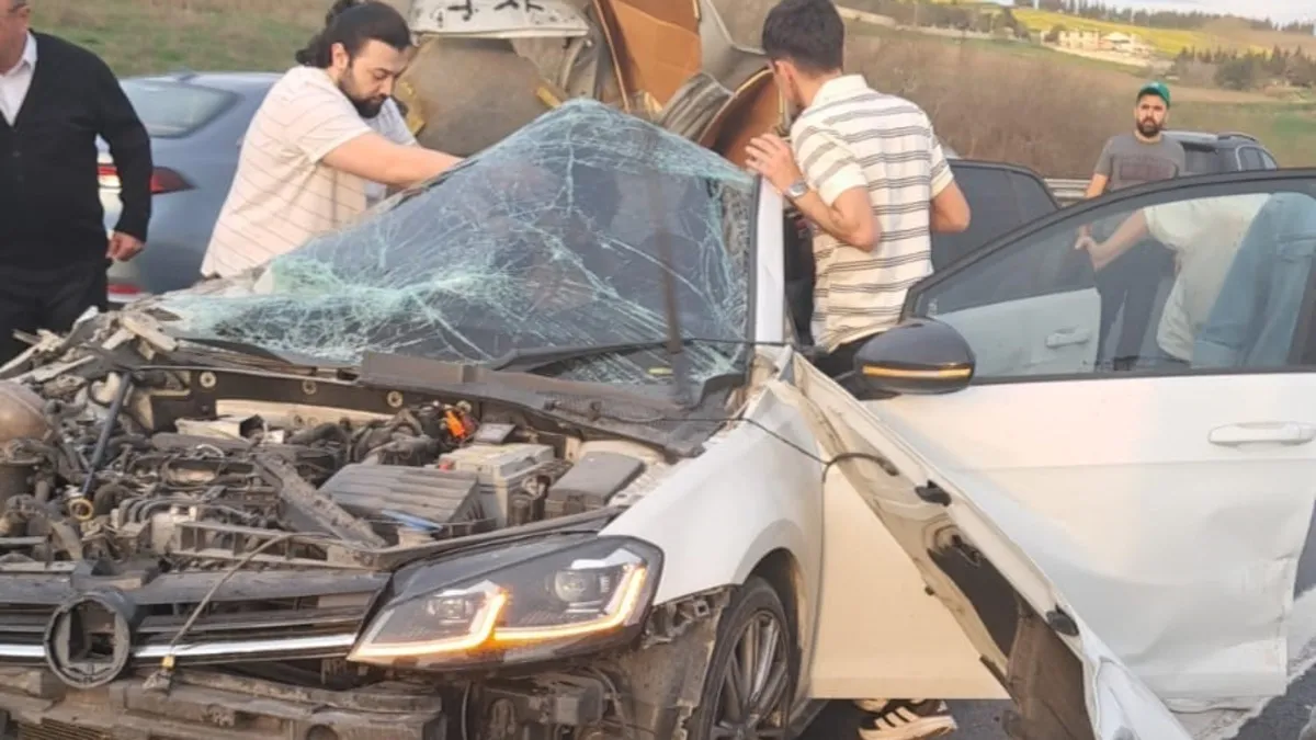 TEM Otoyolu’nda kaza! Yaralılar var