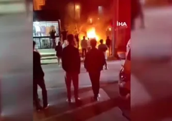Lokantada korkutan yangın!