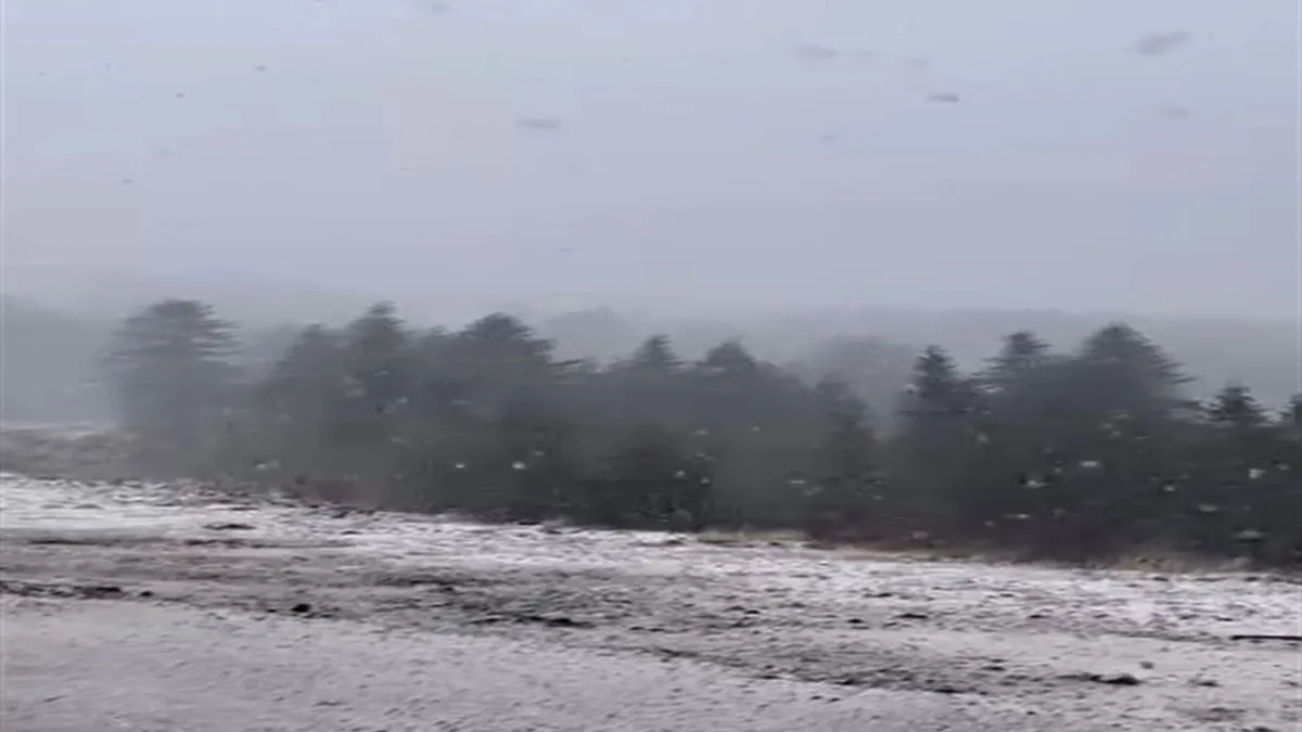 Uludağ beyaza büründü! Kar yağışı etkisini artırıyor