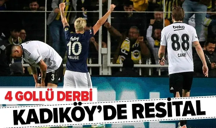 Kadıköy'de 4 gollü derbi