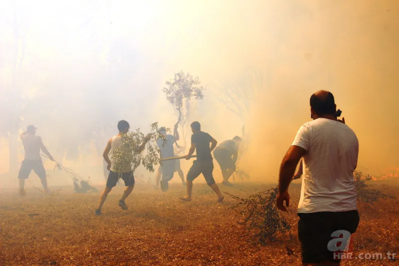 Muğla'dan art arda yangın haberleri! Köylüler evlerini terk ediyor 5