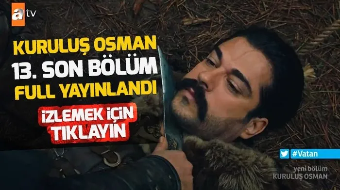 kurulus osman 13 son bolum tek parca kesintisiz full izle video atv youtube kurulus osman 14 bolum fragman izle ahaber video izle