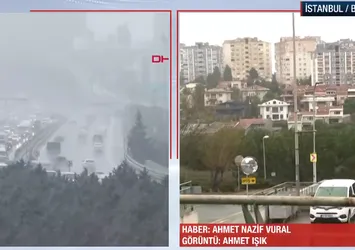 İstanbul'da kar kısa süreliğine etkili oldu