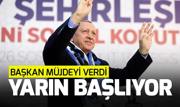 Son dakika: Başkan Erdoğan: TOKİnin 50 bin yeni sosyal konut projesinin müjdesini veriyorum