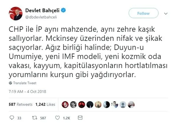Bahçeli'den Batman'da gerçekleşen hain saldırı ve Mckinsey hakkında açıklama geldi - 2