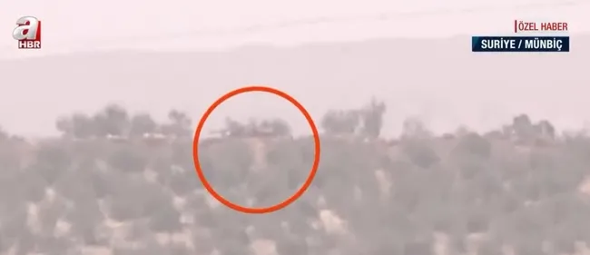 A Haber Münbiç’te terör mevzilerini görüntüledi! Teröristler A Haber ekibine ateş açtı
