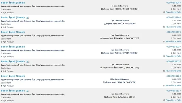 KPSS puan şartı aranmıyor! Türkiye geneli ilkokul mezunu 31 bin personel alımı başları! Başvuru şartları ve ekranı…