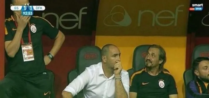 90+3'te Galatasaray'da ilginç an!