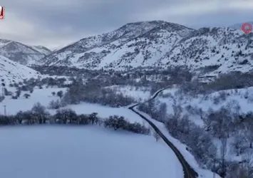 Erzincan yılın ilk günlerinde buz kesti