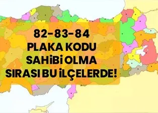 İl haritası değişiyor! Türkiye’de 82-83-84 plaka kodu sahibi olma sırası bu ilçelerde!