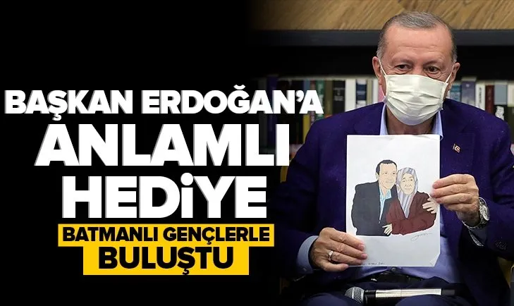 Başkan Erdoğan’a Batman’da anlamlı hediye