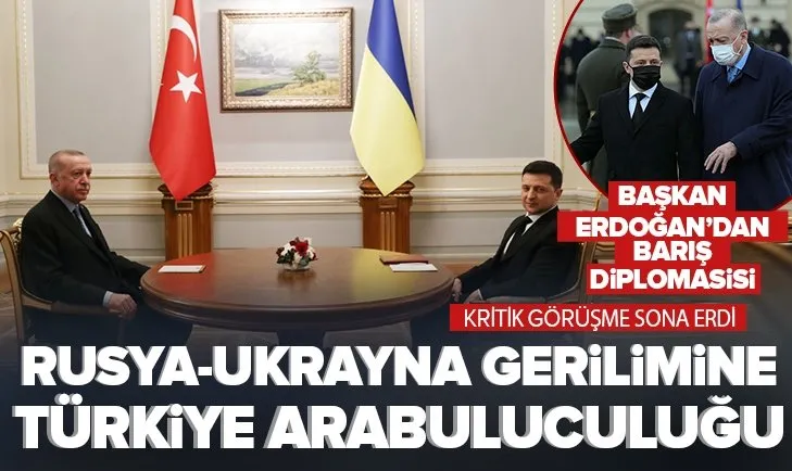 Son dakika: Barış diplomasisi! Başkan Erdoğan - Zelenski ile görüştü