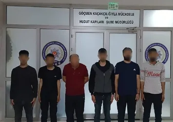 Edirne'de 5 düzensiz göçmen yakalandı