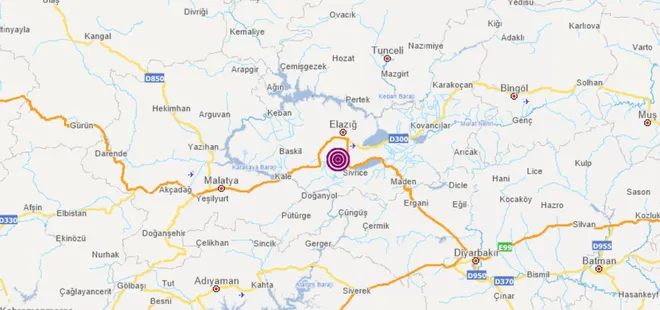 Son dakika: Elazığ'da korkutan deprem