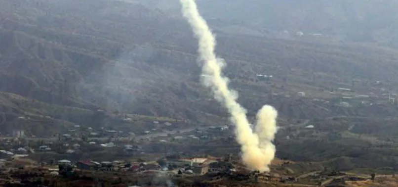 Taciz ateşi açan PKK'lılara bomba yağdı