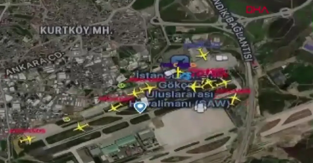 Havalimanı apronunda tilki alarmı