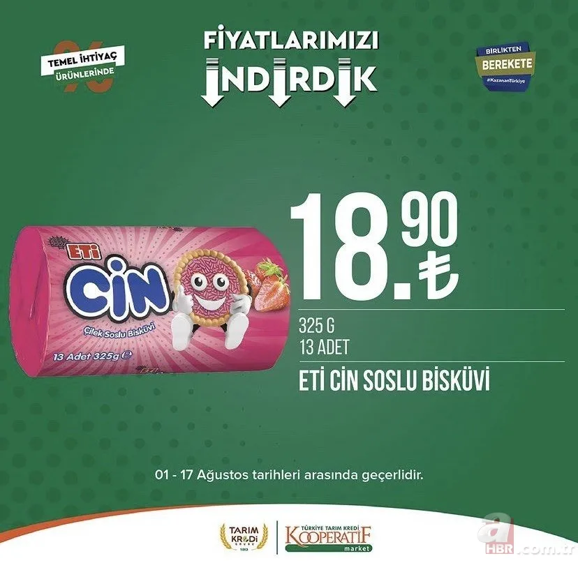 Tarım Kredi Market katalog fiyatları 2023 | Pirzola 88.90, Taze kaşar 159,90, zeytin 54.90 TL... İndirimli ürünler sil baştan değişecek! 11