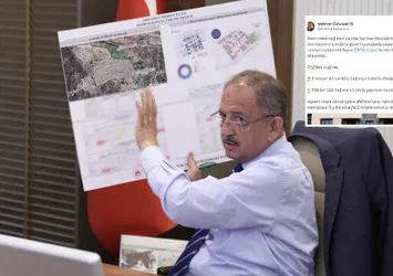 Bakan Özhaseki duyurdu: Sağlıksız yapıları kentsel dönüşümle yenilemek için aralıksız çalışıyoruz