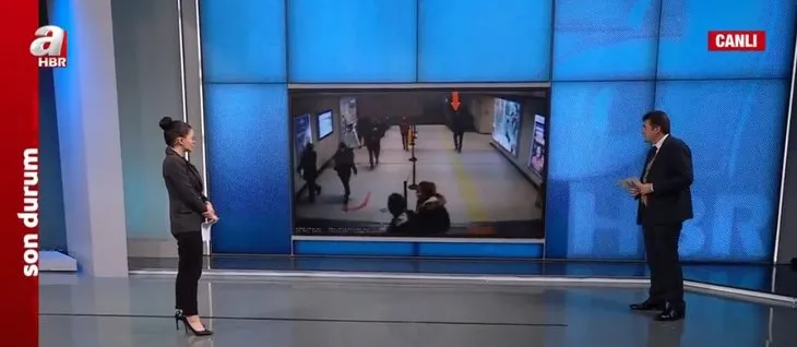 Bıçaklı saldırgan metroya nasıl girdi? Metro saldırganının yeni görüntülerine A Haber ulaştı