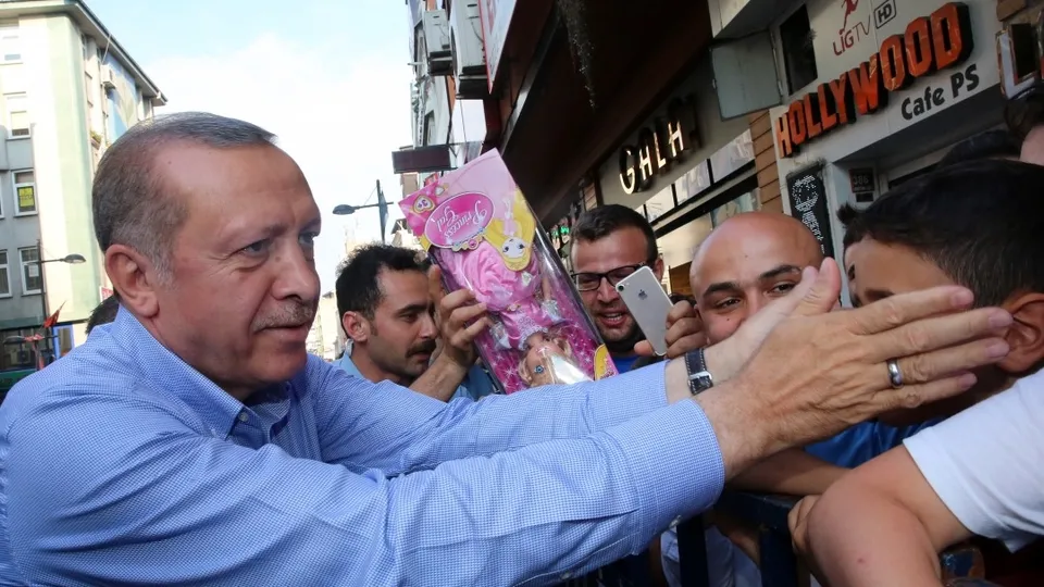 Rize'de Cumhurbaşkanı Erdoğan coşkusu