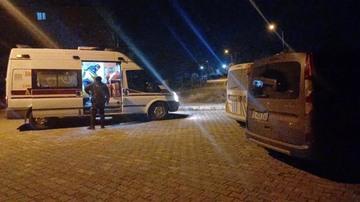 Çorum'da kanlı tartışma! 1 yaralı