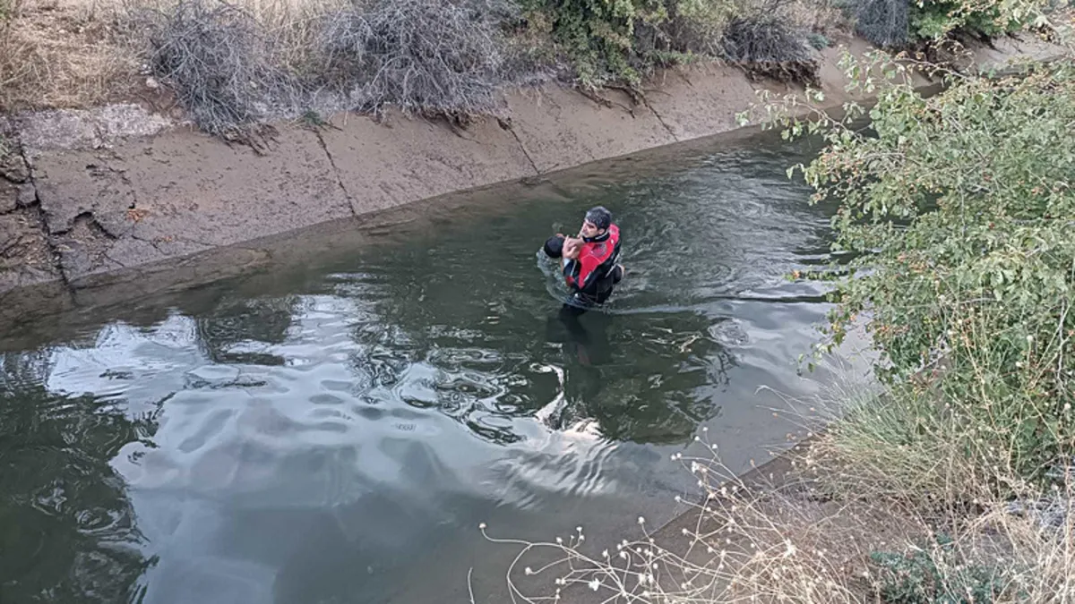 Malatya'da sulama kanalına giren kişi boğuldu! 5 kilometre mesafede bulundu