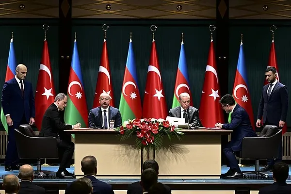 Başkan Erdoğan ve Azerbaycan Cumhurbaşkanı Aliyev’den ortak basın toplantısı: Türk dünyası birleşmeli